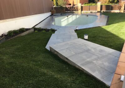 reforma realizada por Abierto al Jardín de un jardín en pozuelo