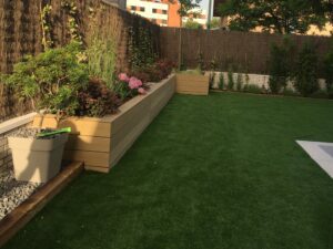 reforma de un jardín realizado por la empresa de Abierto al Jardín en Pozuelo de Alcorcón