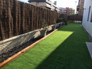 reforma de un jardín realizado por la empresa de Abierto al Jardín en Pozuelo de Alcorcón