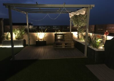 reforma de un ático realizado por la empresa de Abierto al Jardín en Barajas