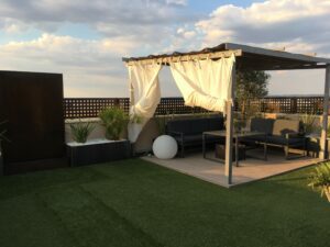 reforma de un ático realizado por la empresa de Abierto al Jardín en Barajas