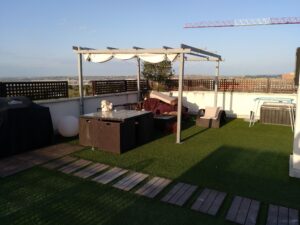 reforma de un ático realizado por la empresa de Abierto al Jardín en Barajas