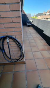 reforma antes de un ático en las rozas realizado por Abierto al Jardín