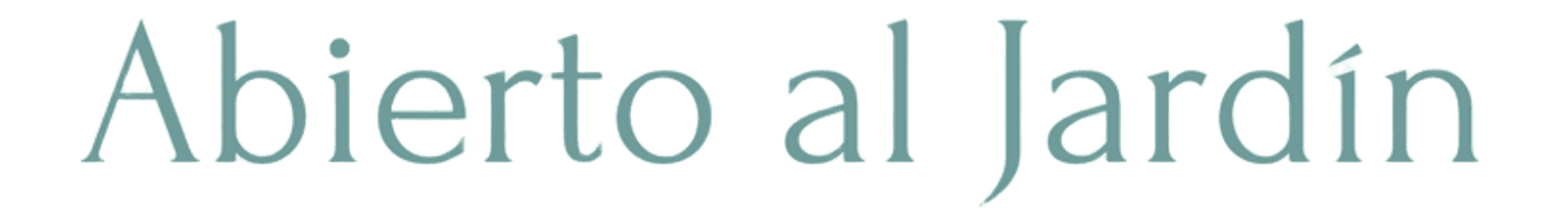 Logo Abierto al Jardín